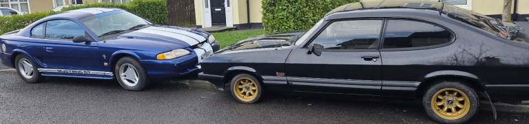 1985 ford Capri laser.  Swap for sierra
