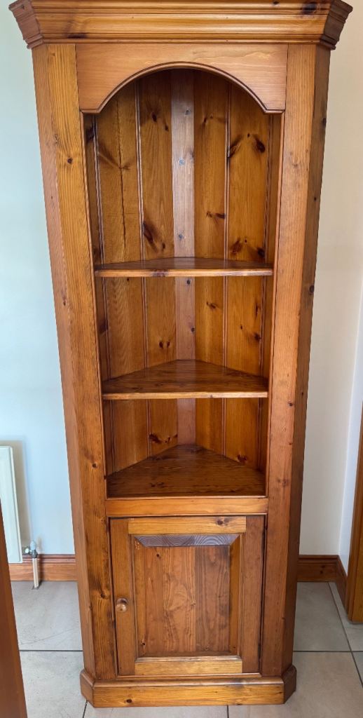 Pine Wood Storage Unit Corner Piece