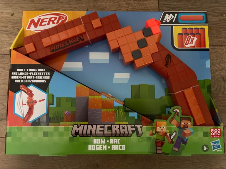 NERF Minecraft Bow-Arc Blaster – Brand New in Box