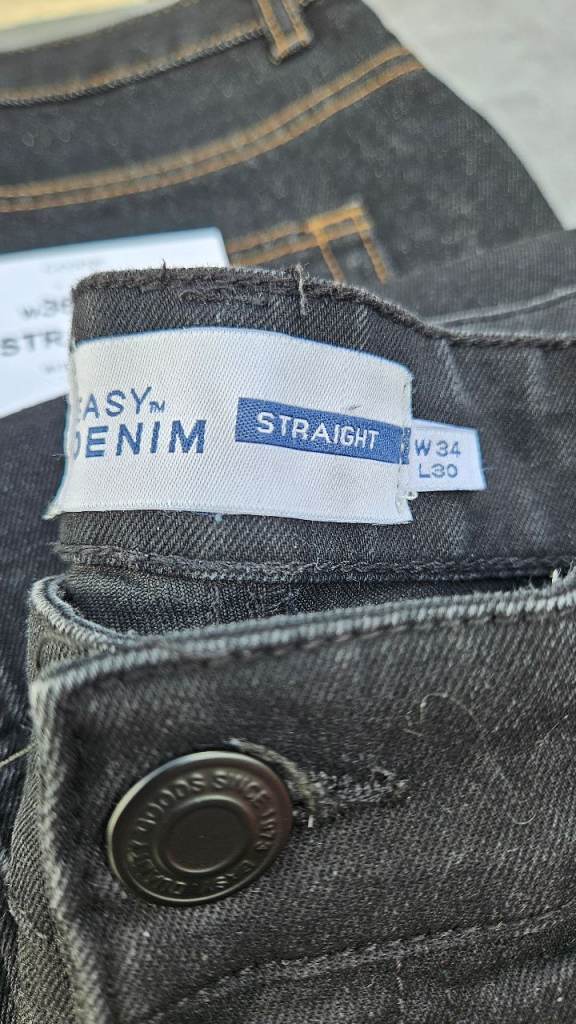 George Easy Denim Straight Fit Jeans W36 L30 – New with Tags