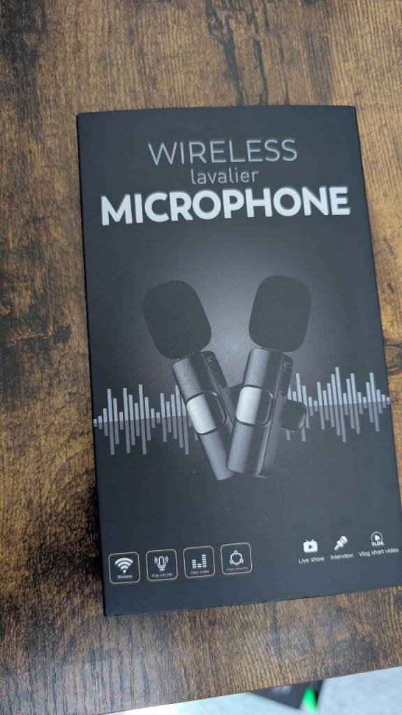 Wireless Microphone for Videos and Content
