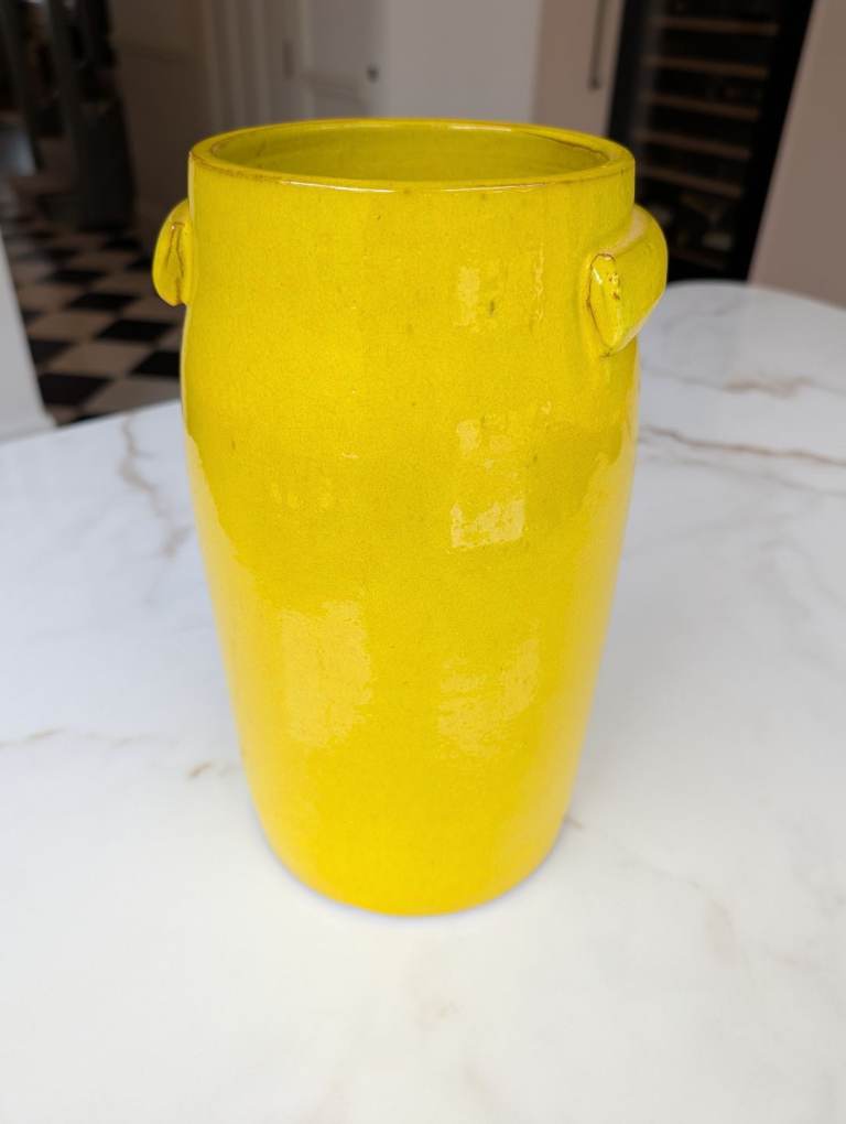 Serax Tabor glazed yellow vase large from Selfridges