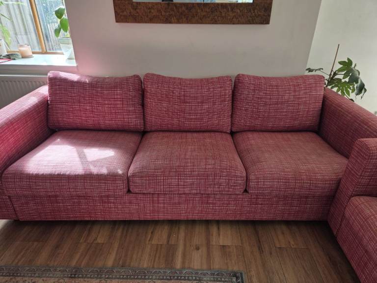 2 x 3 seater IKEA Vimle sofas