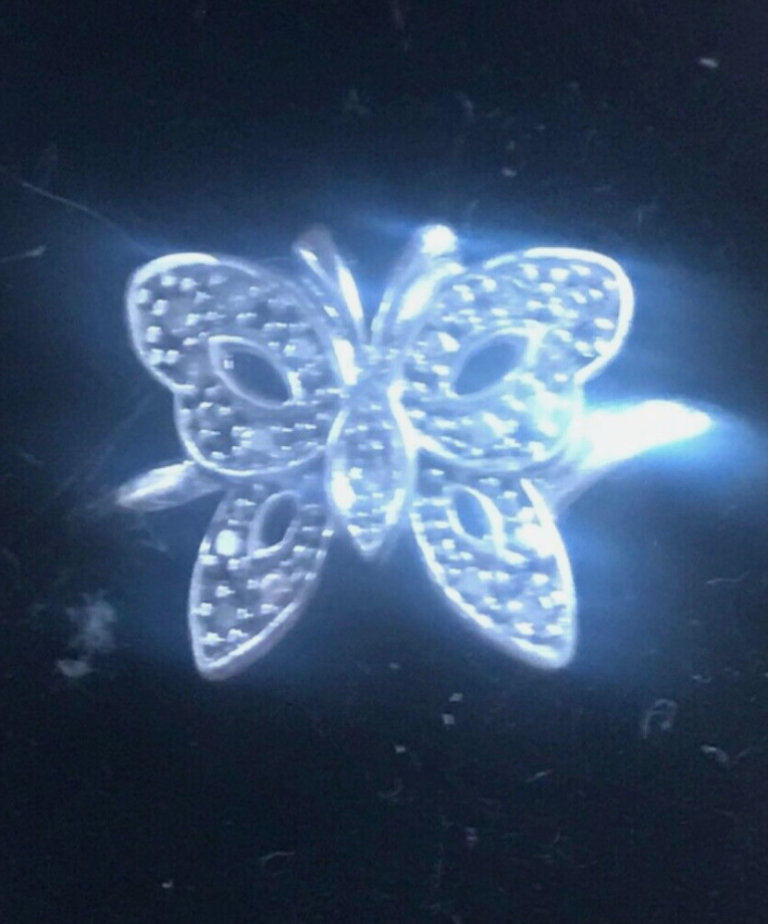 New 10ct white gold Diamond Pave Ring 