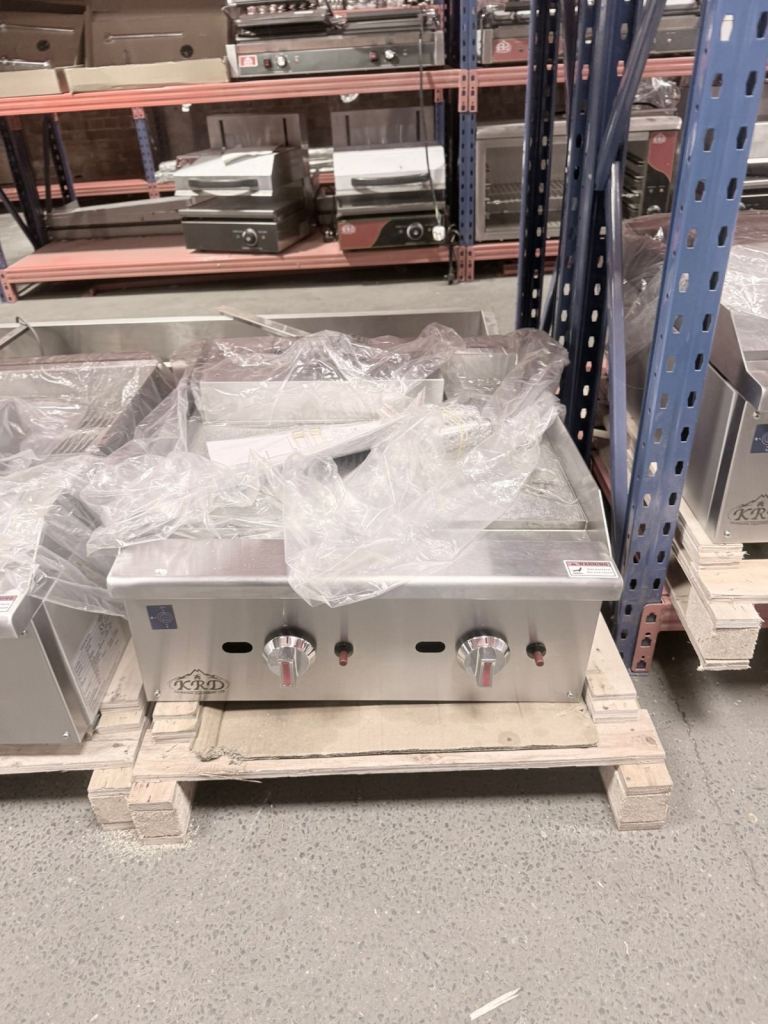 Commercial gas griddle 2 burner flat top quality cafe shop restaurant 