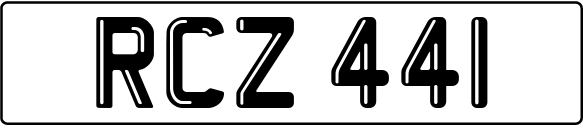 DATELESS Registration Number Plate RCZ Peugeot RC Robert Rory Ruby CLARK CARTER