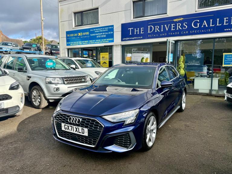 2021 Audi A3 1.4 TFSIe 40 S line Sportback S Tronic Euro 6 (s/s) 5dr 13kWh HATCHBACK Petrol/Elect...