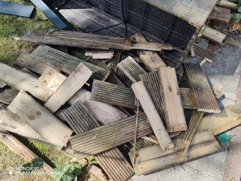 Free old decking 