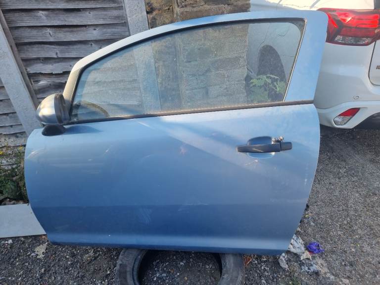Vauxhall Corsa D 3DR 3 Door Front Passenger Door NS