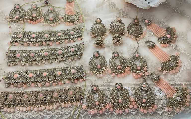 Wedding Indian Pakistani artificial Jewellery set 