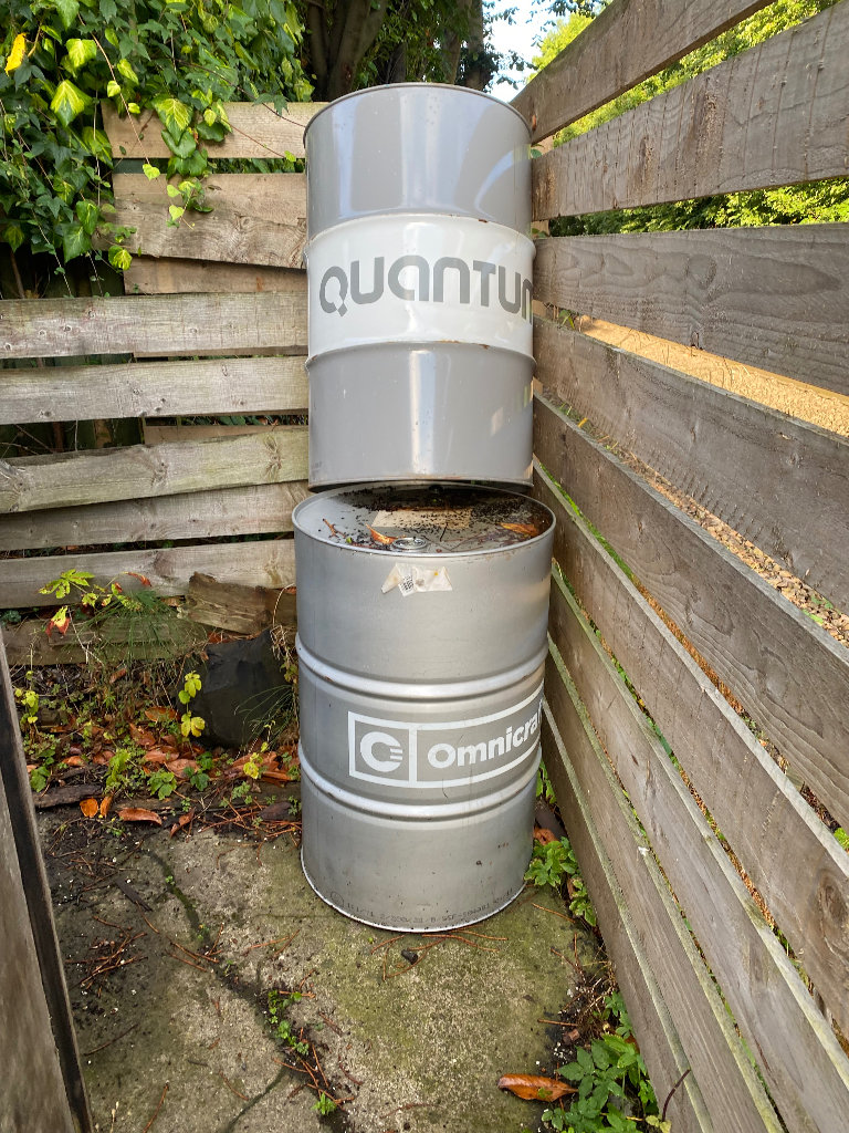 Oil drum / fire pit / bbq