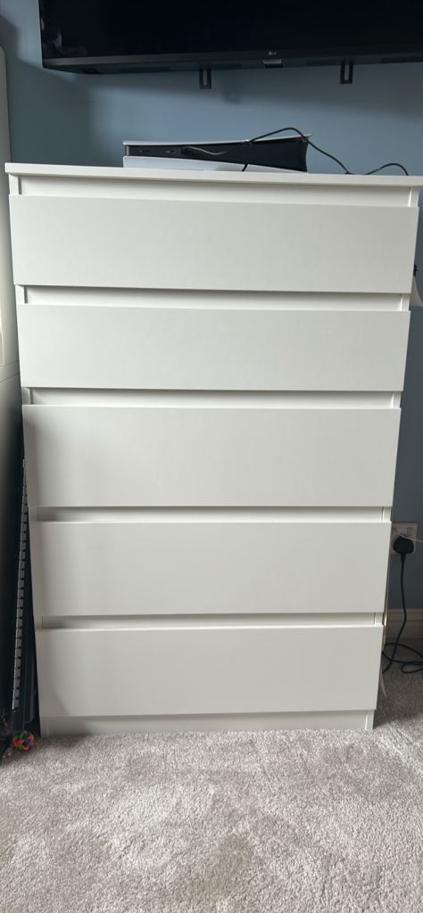 Sold IKEA kullen chest of 5 drawers
