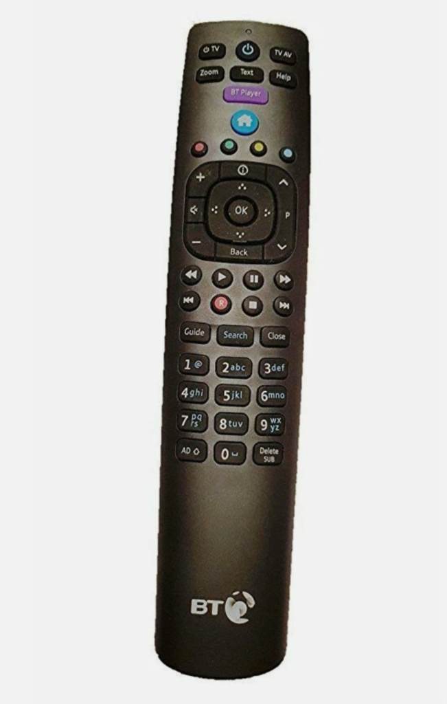Genuine Official BT YouView Remote Control RC3124705/04B - Brand New ...