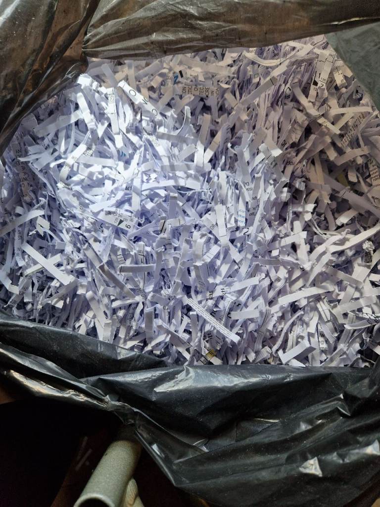 Shredded paper