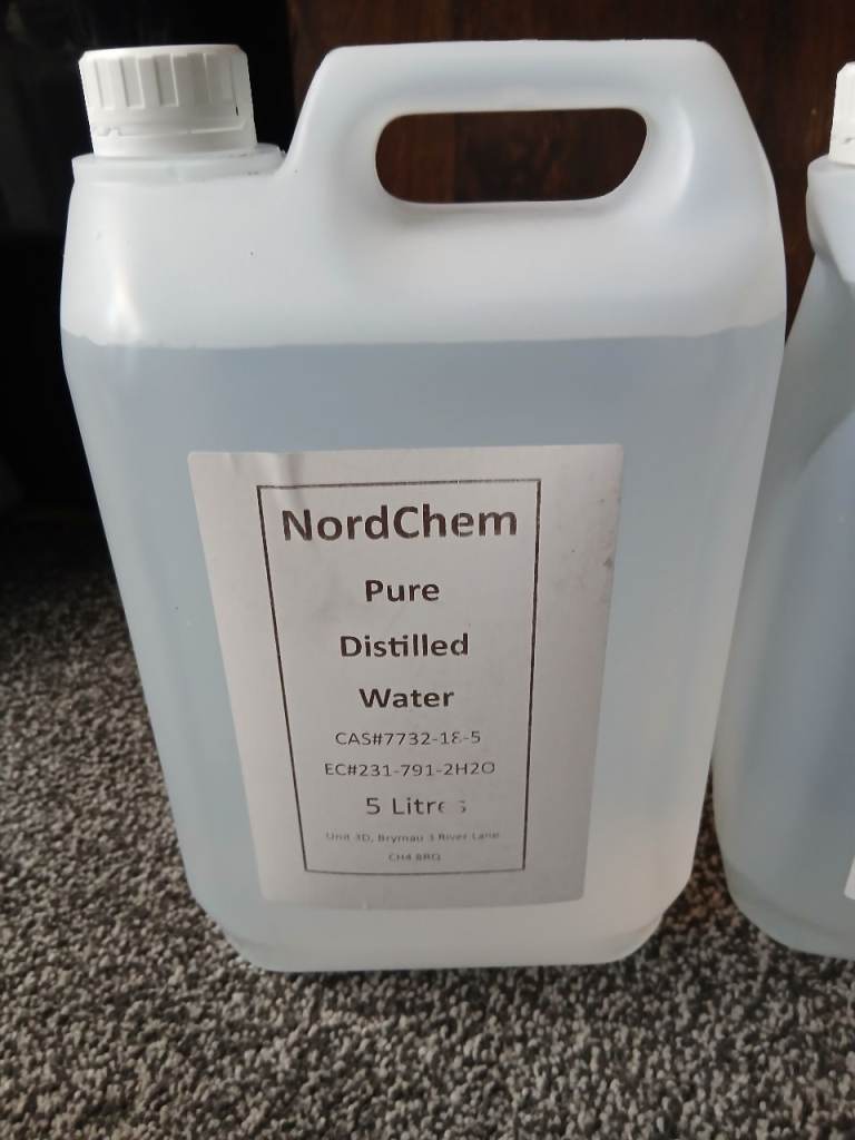 Pure distilled water x 5 5L