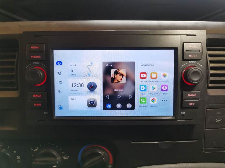Ford 7 touchscreen head unit stereo Android Apple car play GPS transit Focus Fiesta Kuga Cmax