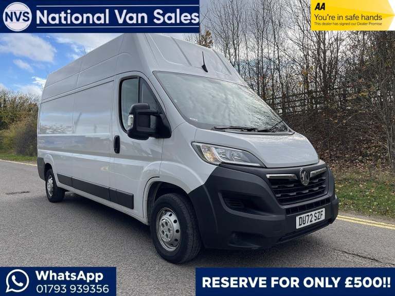 2022 Vauxhall Movano 2.2 CDTi 3500 BiTurbo Dynamic FWD L3 H3 Euro 6 (s/s) 5dr PANEL VAN Diesel Ma...