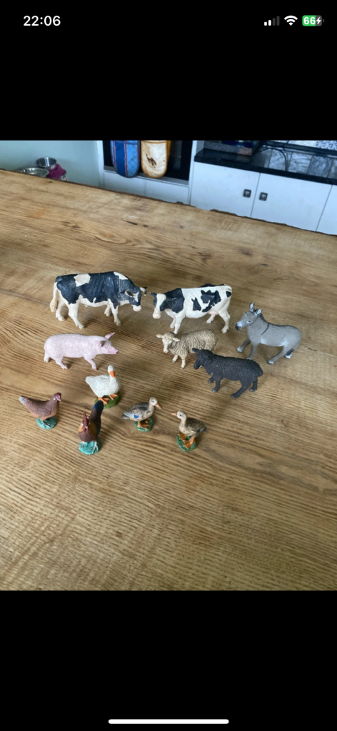 Schleich farm animals 