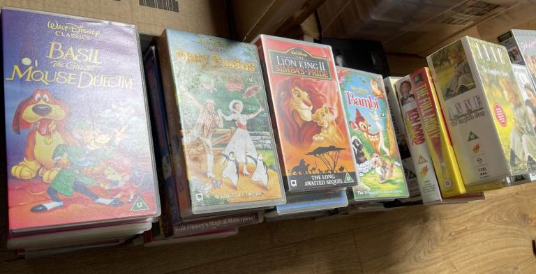 Selection of VHS Tapes - including 40 plus Disney films, many other Classic films