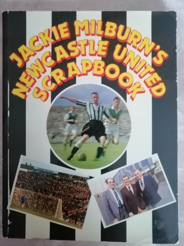 Jackie Milburn's Newcastle United Scrap book - very good condition 