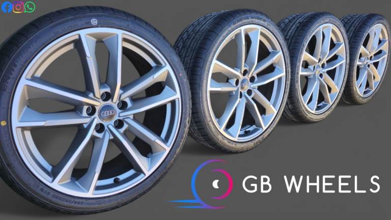 Genuine Audi 20" Alloy Wheels NEW tyres A4 A5 S5 S5 A6 A7 A8 Q3 RS Sport