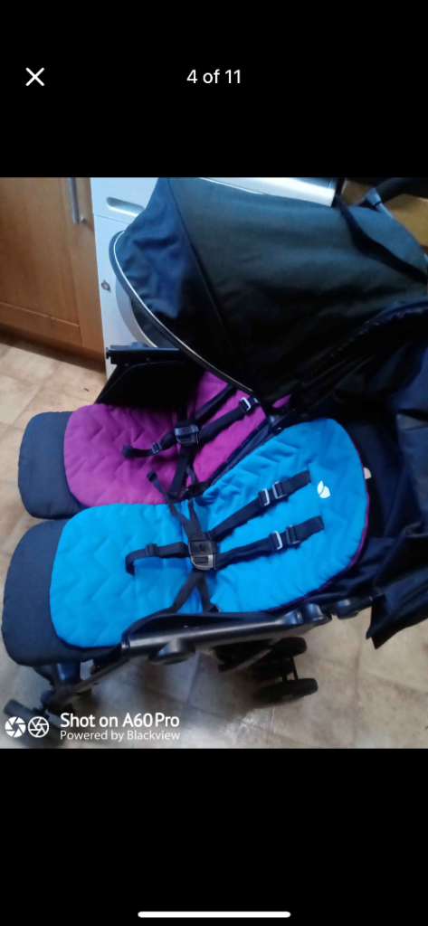 Joie double pram 