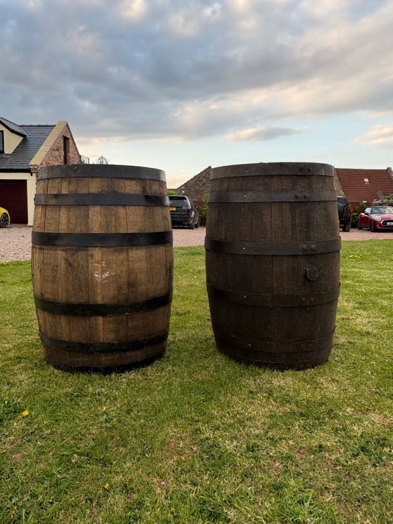 Pair of Whiskey Barrels - Ideal for planter’s 