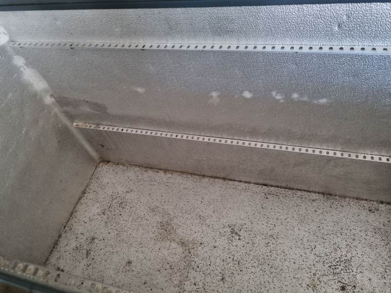 Glass top chest freezer