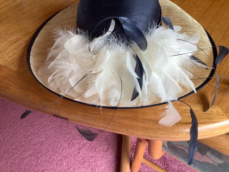 Wedding or occasion hat.