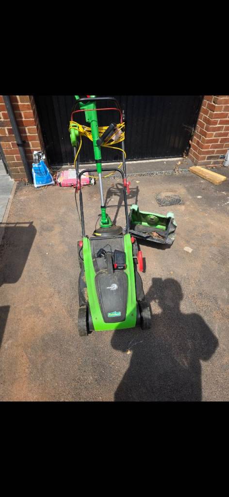 Flora best Lawn Mower and Grass Trimmer Set – Good Condition