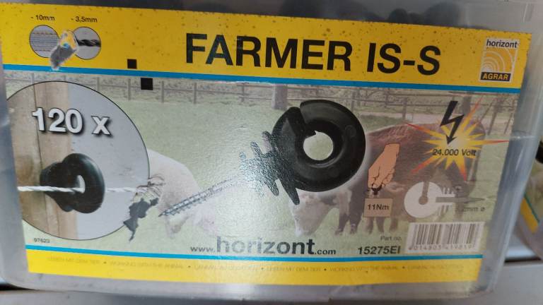 Tub Unopened,  electric fencing tape holers