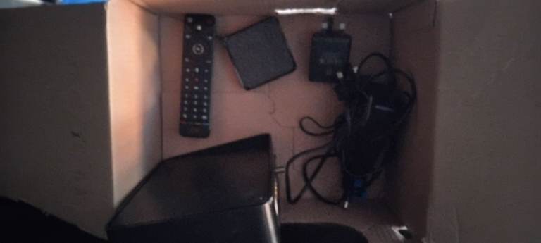 Virgin Media TV box, Broadband Router with matching remote control
