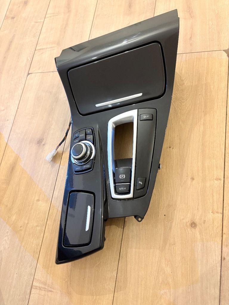 BMW 5 Series F10 2010 Centre Console iDrive Controller, Gear Trim Panel OEM