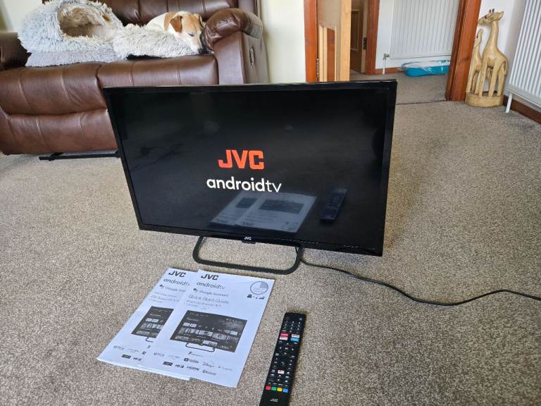 JVC Android Smart TV – Black, Good Condition