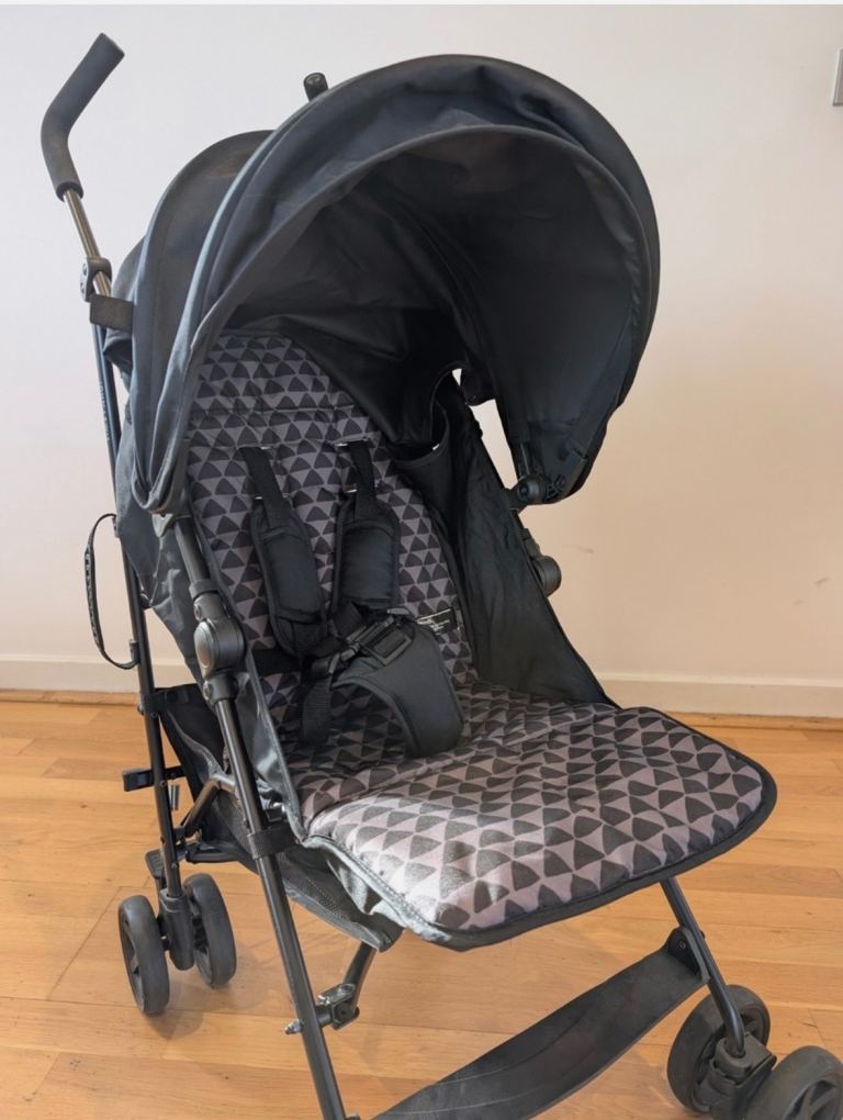 John Lewis ANYDAY Stroller - Black, Good Condition
