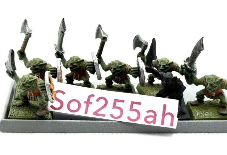 Games Workshop Warhammer 7x Goblins