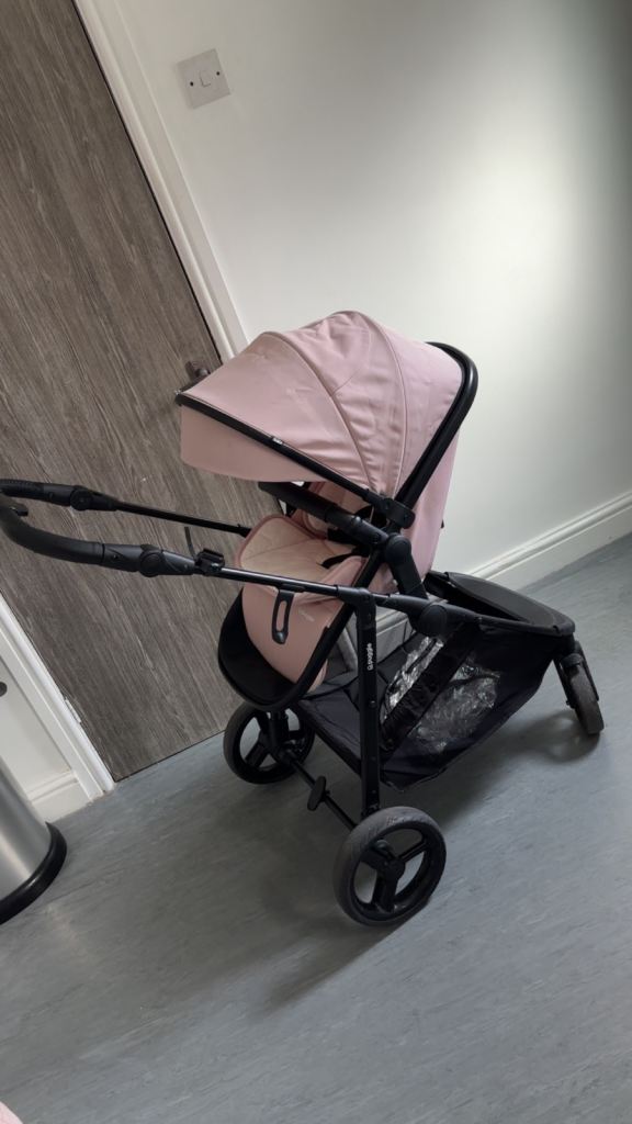 Pink Baby Pushchair / Stroller - As Good As New