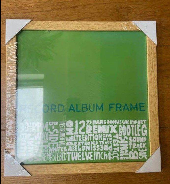 Vinyl LP cover wall-mount frame, brand new
