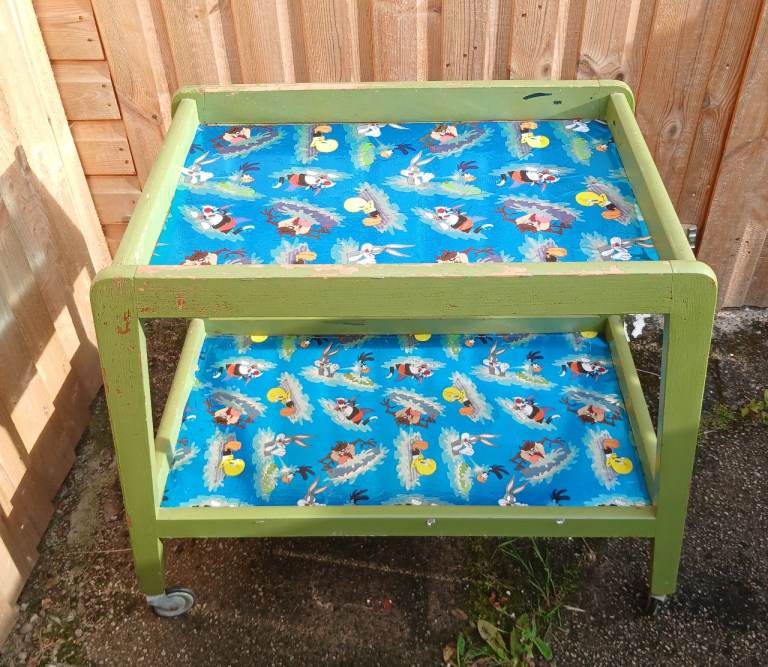 Vintage drinks trolley