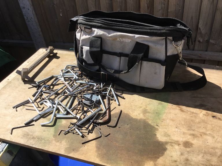 Large Set of Allen Keys with Tool Bag – Good Condition