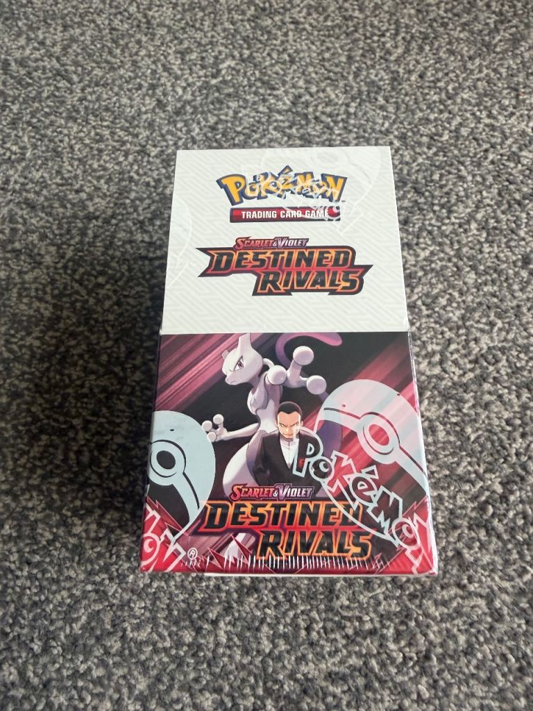 Factory Sealed Half booster box of Destined Rivals Pokemon TCG
