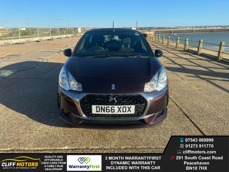 2016 DS DS3 Elegance - New Years MOT - £20 Road Tax - ULEZ Compliant - Convertible