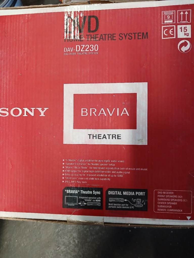 Sony BRAVIA DAV-DZ230 DVD Home Theatre System - New in Box