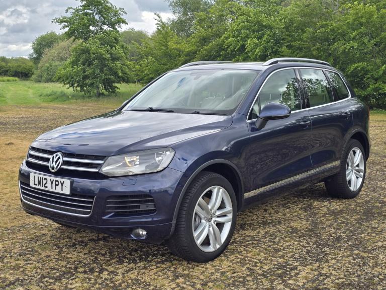 VOLKSWAGEN TOUAREG 3.0 TDI V6 BlueMotion Tech SE Blue Auto Diesel 2012