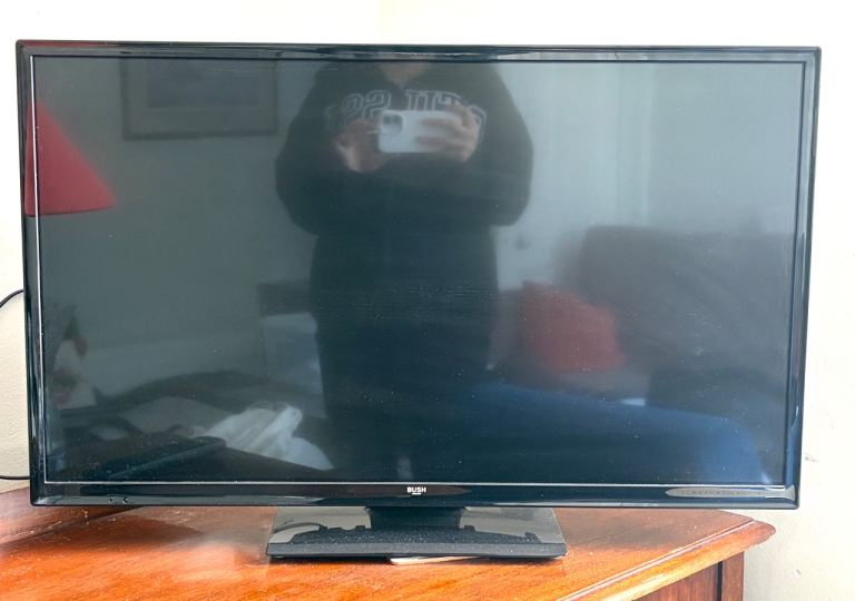Black 32” Bush television