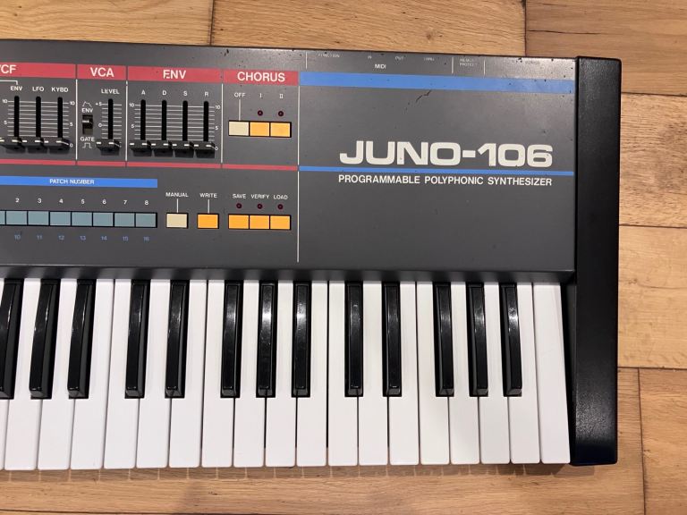Roland Juno 106 synthesiser - recently serviced