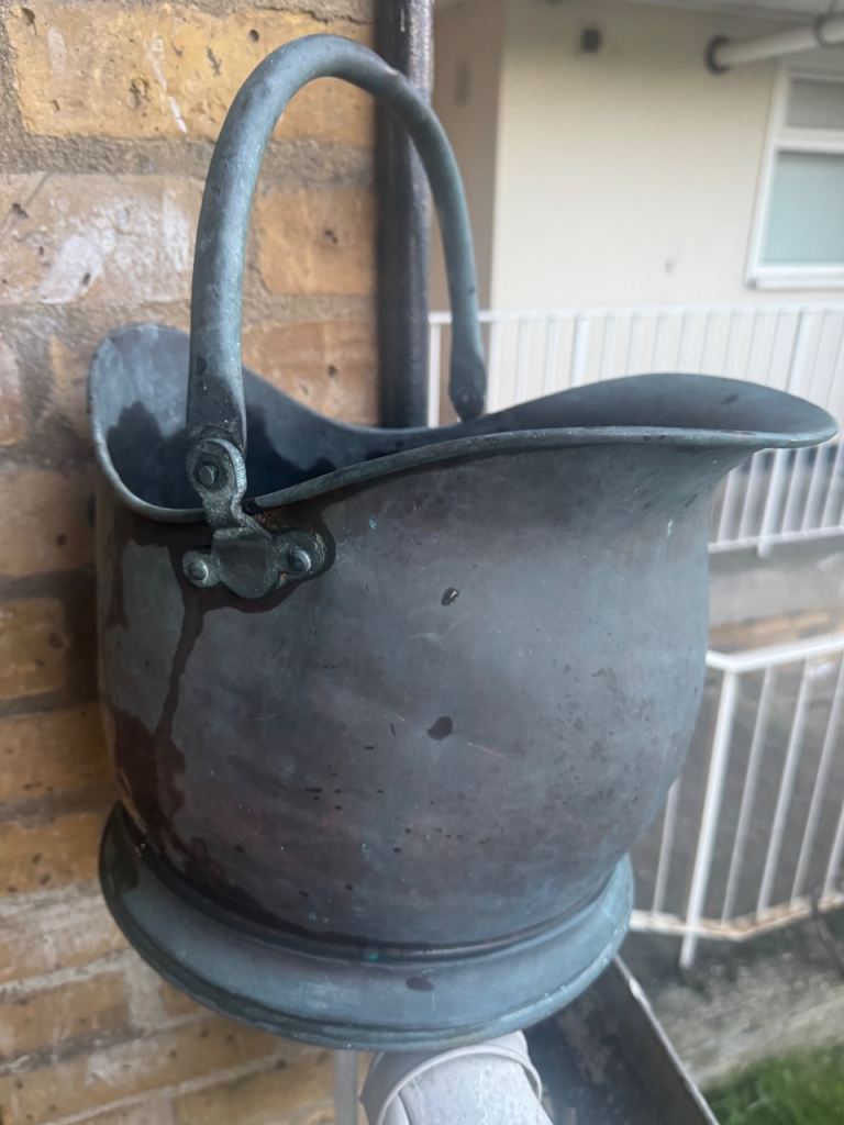 Antique coal bucket 