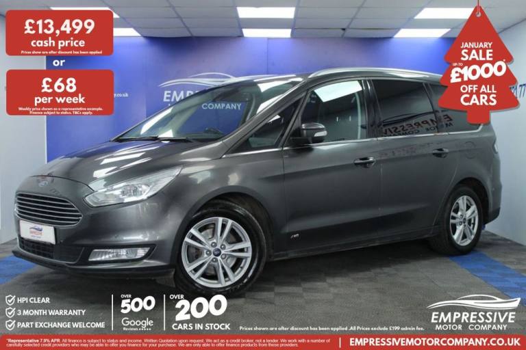 2018 18 FORD GALAXY 2.0 TDCI TITANIUM MPV 5DR DIESEL MANUAL EURO 6 (S/S) (150 PS