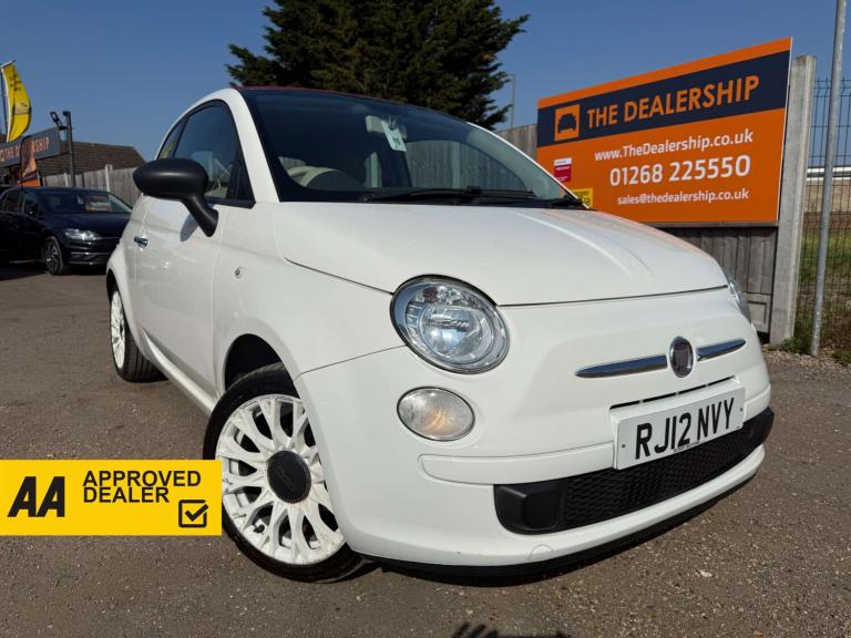 2012 Fiat 500 1.2 Pop 2dr [Start Stop] CONVERTIBLE PETROL Manual