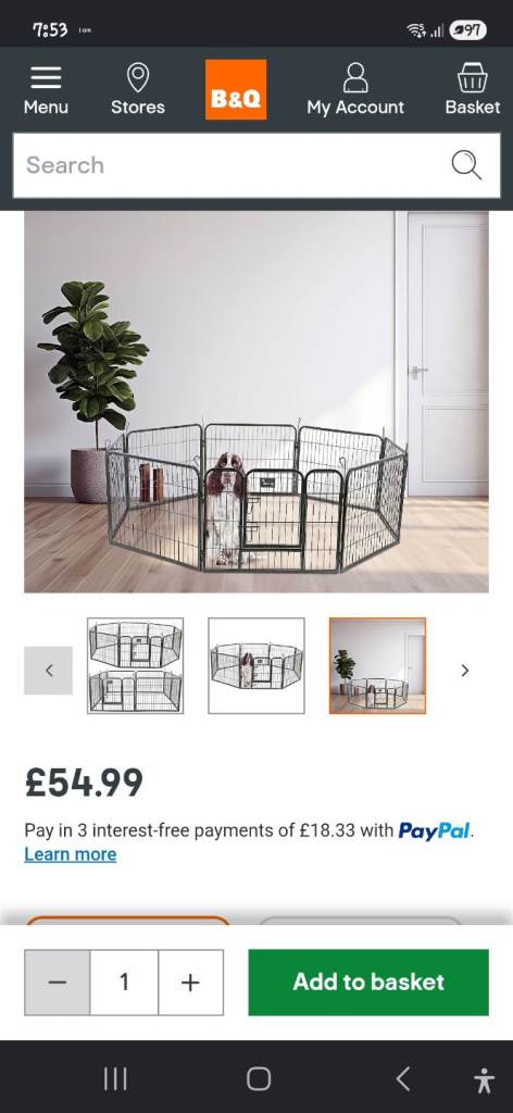 Pet playpen 